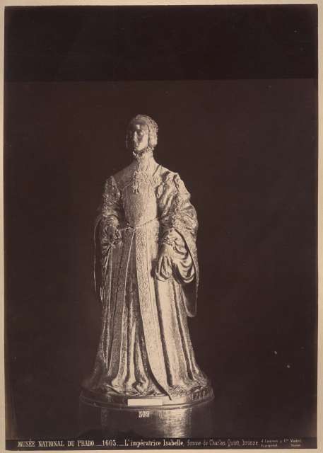 Laurent, Jean — Musèe national du Prado. L'impératrice Isabelle, femme de Charles Quint, bronze — insieme